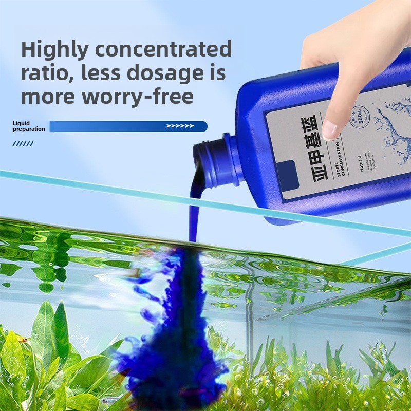 Aquarium Plant Root Tabs - 200ml/500ml Konsentrat Biru Metilen untuk Disinfeksi