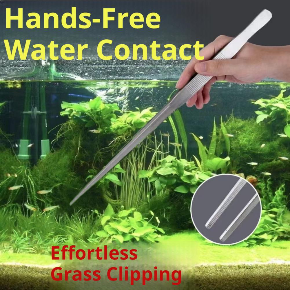 Planted Clip Tweezers - Pinset Akuarium Stainless Steel Alat Aquascape