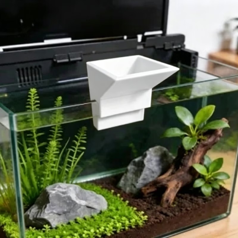 Aquarium Planted Setup - Ruang Inlet Air Akuarium Tanpa Pemasangan