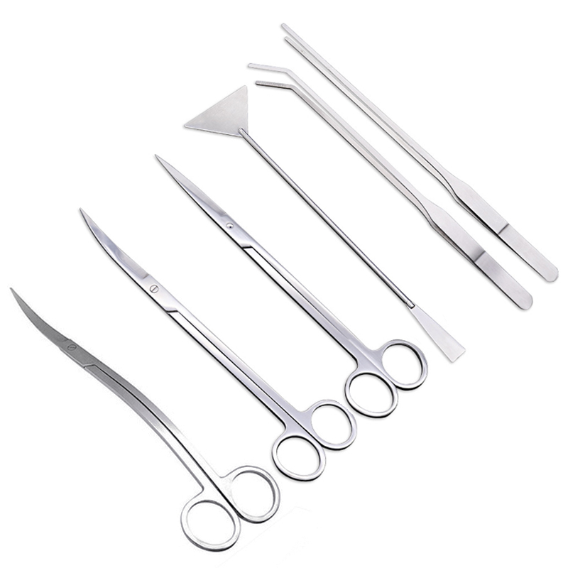 Aquarium Plant Iron - Pinset gunting akuarium Stainless, alat pembersih