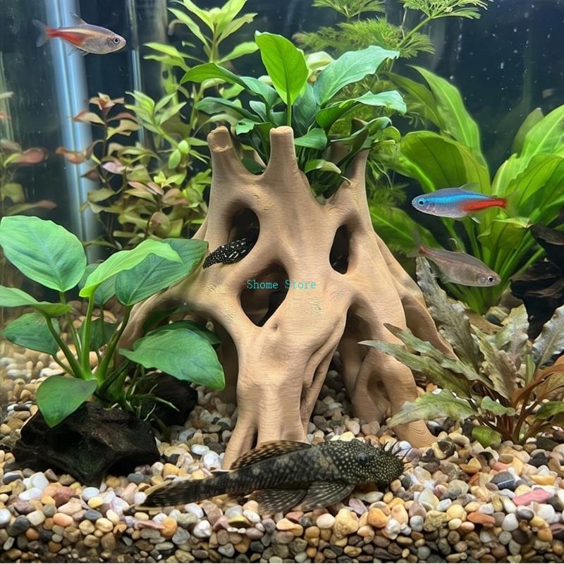 Tempat Persembunyian Gua Akar  - Aquarium Plant Root Tabs ulasan dan harga