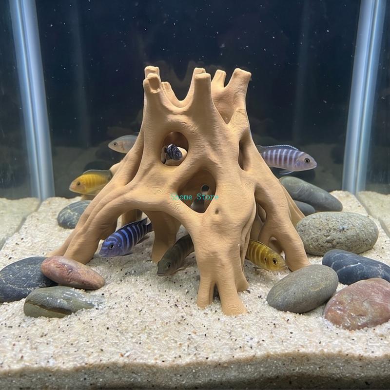 Tempat Persembunyian Gua Akar  - Aquarium Plant Root Tabs ulasan dan harga