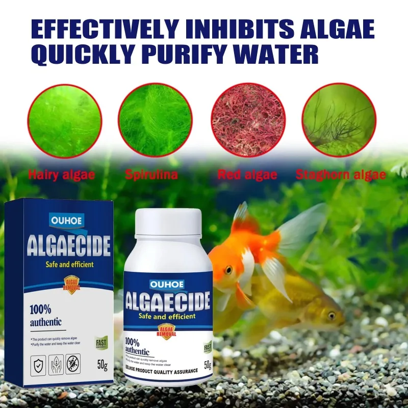 50g Algaecide Efisiensi Tinggi - Planted Aquarium Algae ulasan dan harga