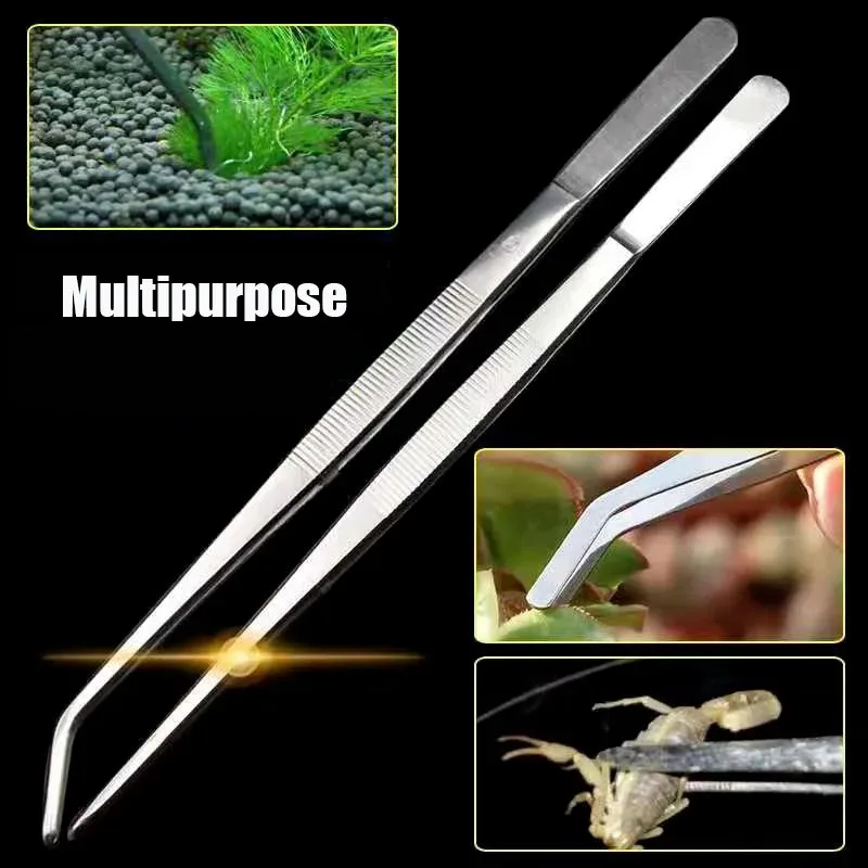 Pinset akuarium baja tahan kar - Planted Clip Tweezers ulasan dan harga