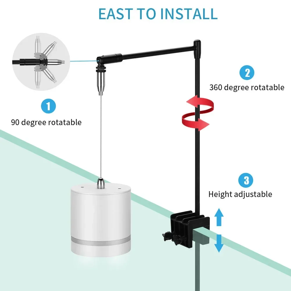 Lampu gantung LED akuarium 16W - Planted Aquarium Hanging Light ulasan dan harga