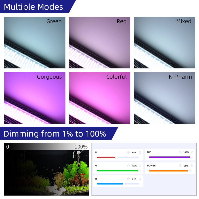 Lampu Akuarium LED Week Aqua A - Planted Aquarium Hanging Light ulasan dan harga