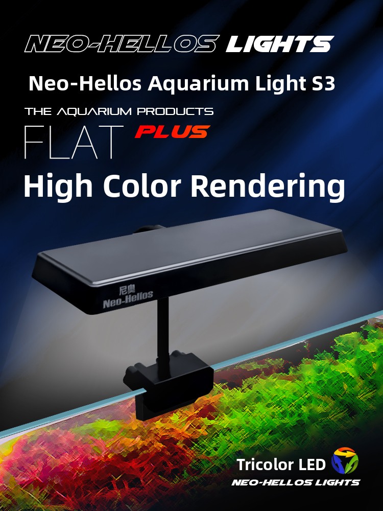 Lampu LED Spektrum Penuh Neo S - Planted Aquarium Algae ulasan dan harga