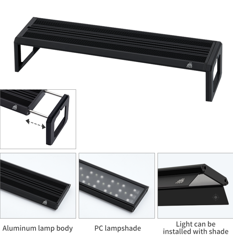 Lampu Akuarium LED UV RGB Seri - Aquarium Plant Iron ulasan dan harga