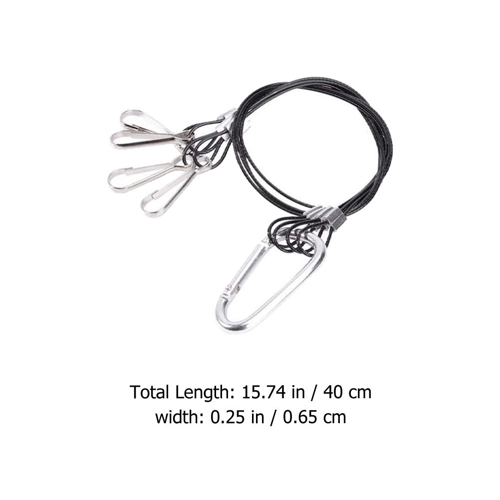 4Pcs Tali Gantung Stainless St - Planted Aquarium Hanging Light ulasan dan harga
