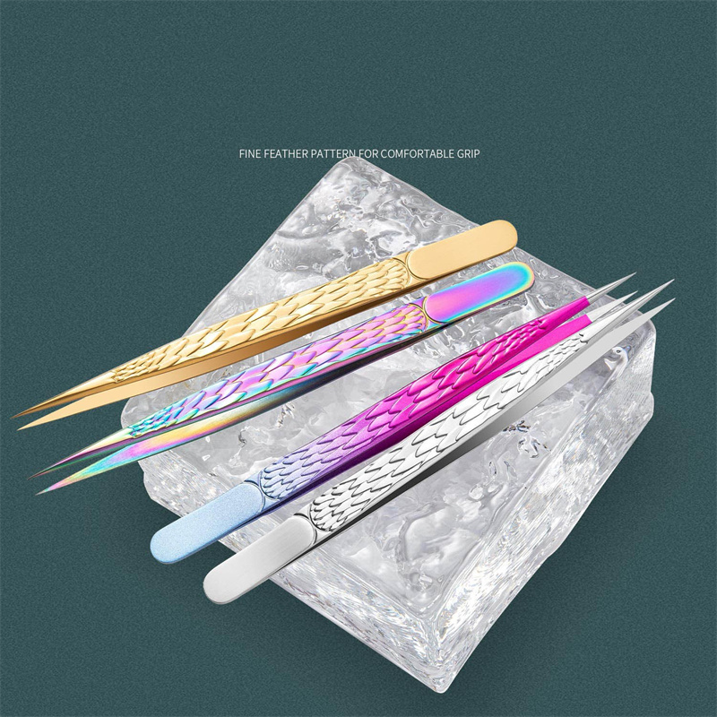Pinset 2 buah, untuk ekstensi  - Planted Clip Tweezers ulasan dan harga