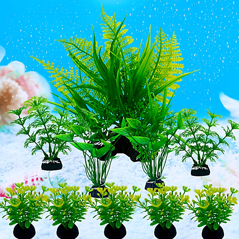 10 buah tangki ikan DIY dekora - Aquarium Plant Design ulasan dan harga